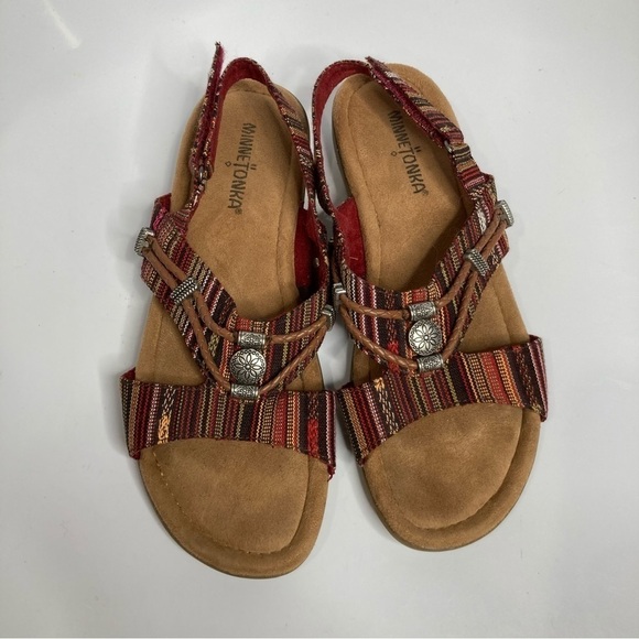Minnetonka sandals woven size 8 - Picture 2 of 6